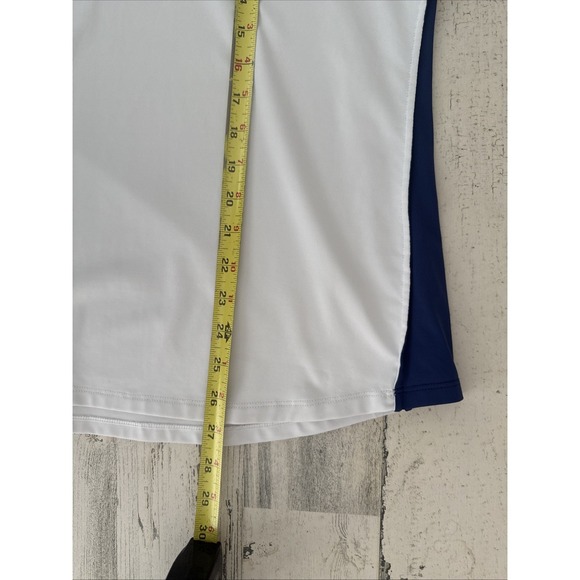 High Hampton Peter Millar Women Polo Shirt Top XL 1/4 Zip Short Sleeve - Picture 7 of 7